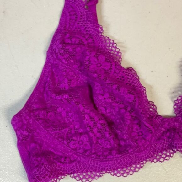 Ambrielle Small & Medium Purple Bralette - New - Picture 3 of 4
